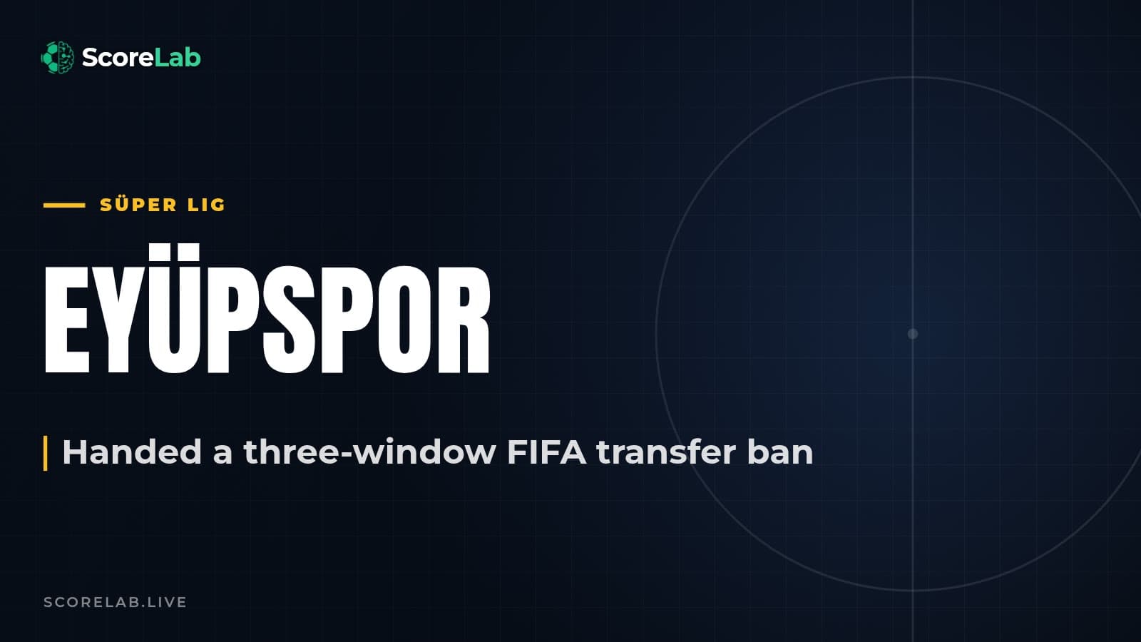 Eyüpspor hit with three-window FIFA transfer ban — ScoreLab