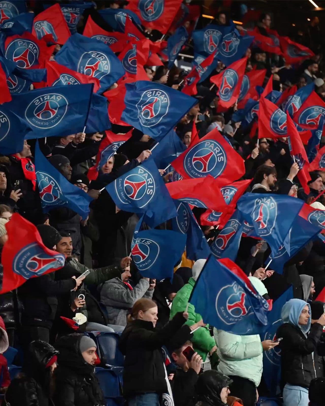 Parc des Princes tribünleri, PSG-Barcelona maçı öncesi