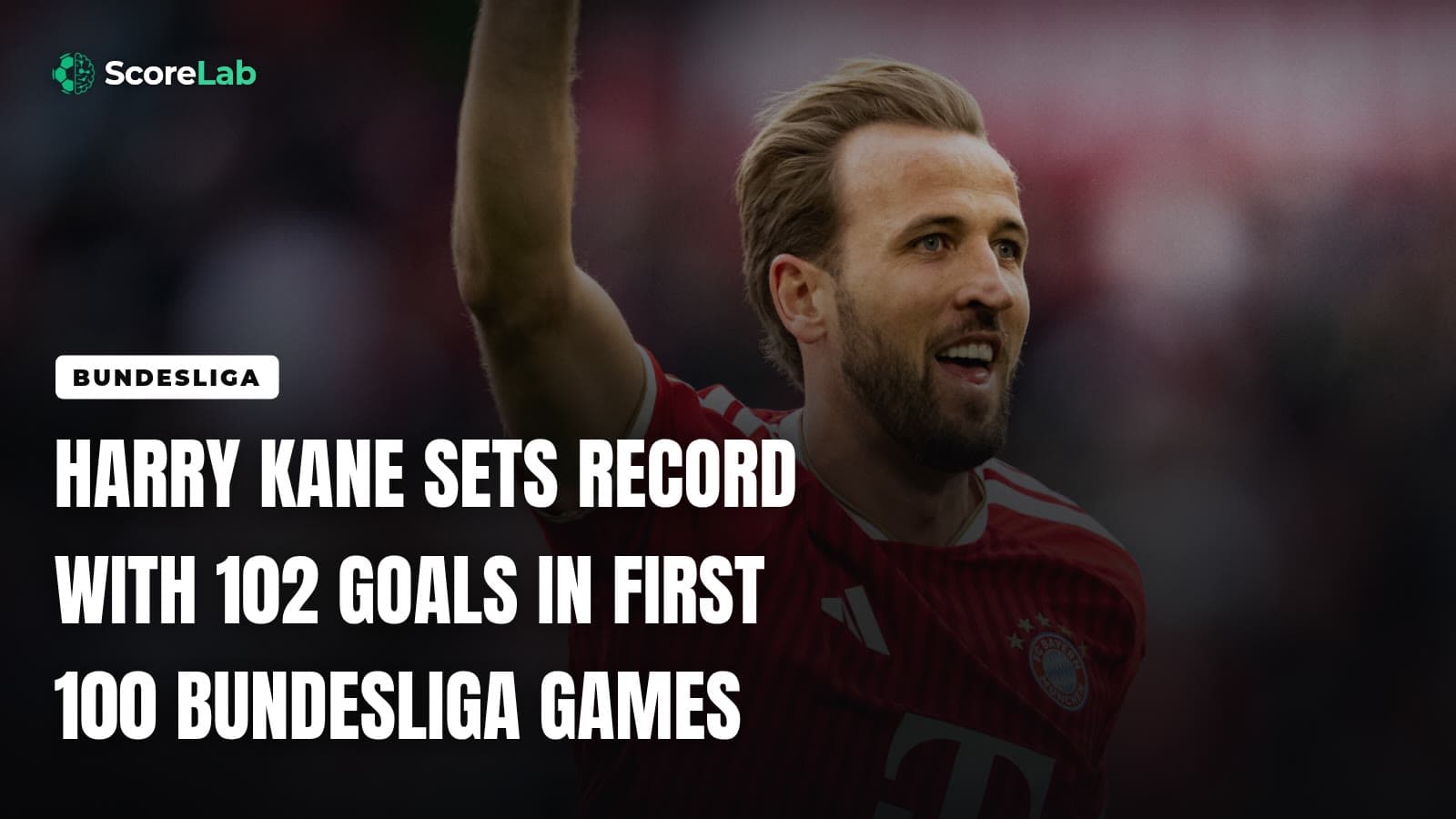 Harry Kane sets record with 102 goals in first 100 Bundesliga games — ScoreLab