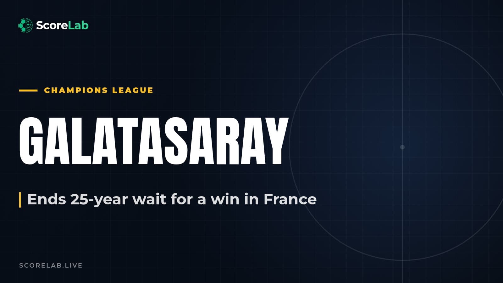 Galatasaray beat Lille 4-2 to end 25-year wait for a win in France — ScoreLab