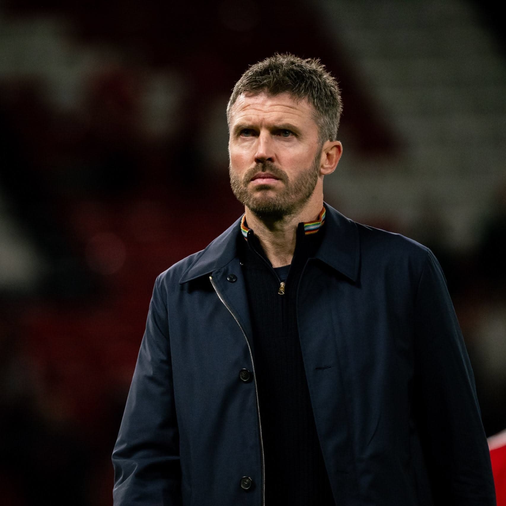 On the touchline during a match